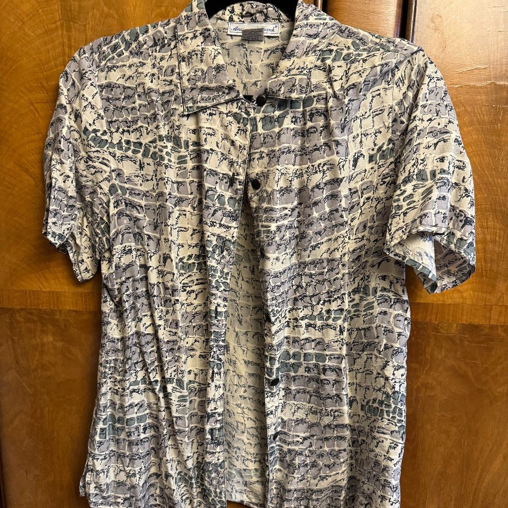 Vintage 70s silk blouse